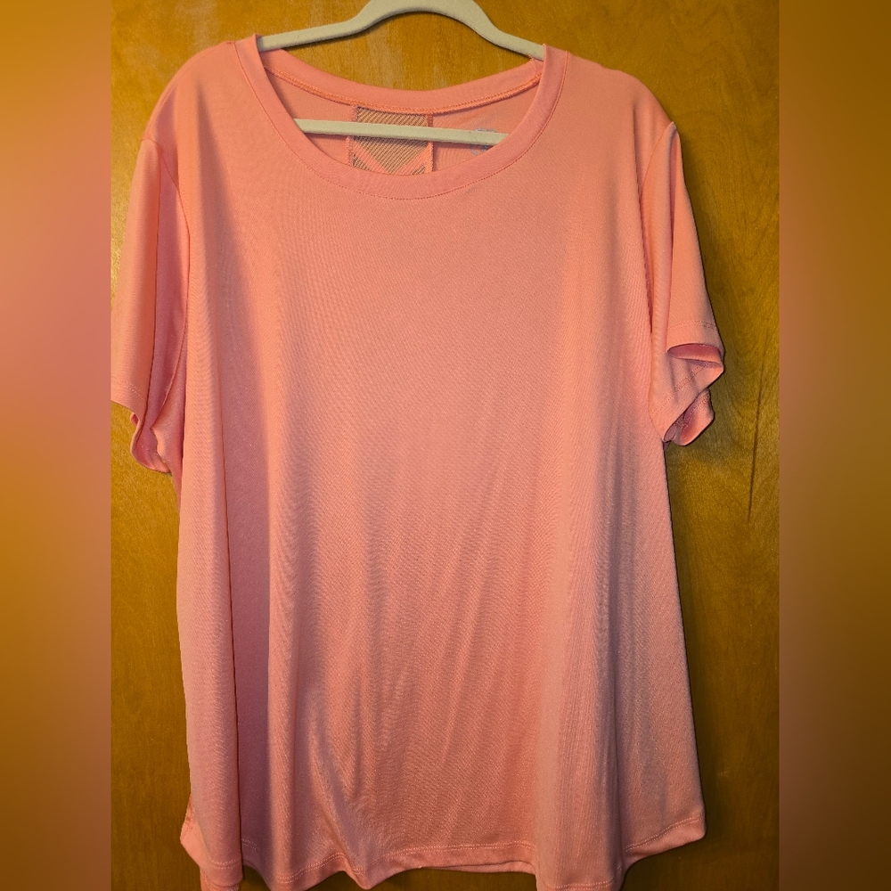 Women's Pink Short Sleeve Top